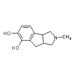 CAS#: 103810-34-0， 2-Methyl-1,2,3,3A,8,8alpha-Hexahydroindeno[1,2-c]Pyrrole-6,7-Diol