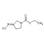 CAS#: 103831-09-0， Ethyl (3E)-3-(Hydroxyimino)-1-Pyrrolidinecarboxylate