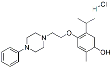 CAS#: 103840-25-1， 2-Methyl-4-[2-(4-Phenylpiperazin-1-Yl)Ethoxy]-5-Propan-2-Yl-Phenol Hydrochloride