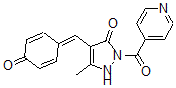 CAS#: 103847-83-2, N(1)-Isonicotinoyl-3-Methyl-4-(4-Hydroxybenzilidene)-2-Pyrazolin-5-One