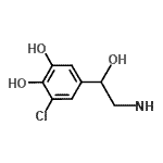 CAS#: 103886-94-8， 5-(2-Amino-1-Hydroxyethyl)-3-Chloro-1,2-Benzenediol