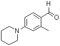 结构式 CAS# 103893-37-4, 2-甲基-4-(1-哌啶基)苯甲醛