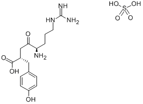 CAS#: 103900-19-2， (alphaR)-alpha-[(3S)-3-Amino-6-[(Aminoiminomethyl)Amino]-2-Oxohexyl]-4-Hydroxy-Benzenepropanoic Acid