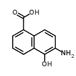 CAS#: 103906-11-2， 6-Amino-5-Hydroxy-1-Naphthoic Acid