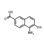 CAS#: 103906-12-3， 5-Amino-6-Hydroxy-2-Naphthoic Acid