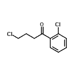 结构式 CAS# 103906-66-7, 4-氯-1-(2-氯苯基)-1-丁酮