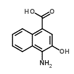 CAS#: 103907-14-8， 4-Amino-3-Hydroxy-1-Naphthoic Acid