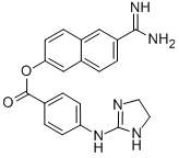 CAS#: 103926-64-3， (6-Carbamimidoylnaphthalen-2-Yl) 4-(4,5-Dihydro-1H-Imidazol-2-Ylamino)Benzoate
