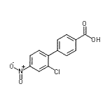 CAS#: 103978-33-2， 4-(2-Chloro-4-Nitro-Phenyl)Benzoic Acid