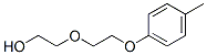 structure of CAS# 104-39-2, 2-[2-(4-Methylphenoxy)Ethoxy]Ethanol;Ethanol, 2-(2-(4-Methylphenoxy)Ethoxy)-;2-(2-(P-Tolyloxy)Ethoxy)Ethanol;Ai3-37181