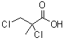 structure of CAS# 10411-52-6, 2,3-Dichloroisobutyric Acid;2,3-Dichloro-2-Methyl-Propanoic Acid;2,3-Dichloro-2-Methyl-Propionic Acid;2,3-Dichloroisobutyrate