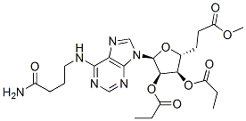 CAS#: 104124-23-4， [(2S,3R,4R,5R)-2-[6-[(4-Amino-4-Oxobutyl)Amino]Purin-9-Yl]-4-Propanoyloxy-5-(Propanoyloxymethyl)Oxolan-3-Yl] Propanoate