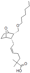 CAS#: 104162-13-2， (Z)-7-[(1R,4S,5S,6S)-5-(Hexoxymethyl)-7-Oxabicyclo[2.2.1]Heptan-6-Yl]-2,2-Dimethylhept-5-Enoic Acid