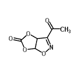 CAS#: 104169-02-0， 3-Acetyl-3A,6alpha-Dihydro[1,3]Dioxolo[4,5-d][1,2]Oxazol-5-One