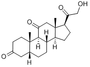 CAS#: 10417-86-4， 21-Hydroxy-5B-Pregnane-3,11,20-Trione