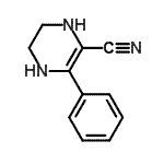 CAS#: 104184-41-0， 3-Phenyl-1,4,5,6-Tetrahydro-2-Pyrazinecarbonitrile