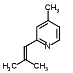 CAS#: 104188-16-1， 4-Methyl-2-(2-Methyl-1-Propen-1-Yl)Pyridine