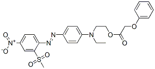 CAS#: 10423-86-6， 2-[Ethyl[4-[[2-(Methylsulphonyl)-4-Nitrophenyl]Azo]Phenyl]Amino]Ethyl Phenoxyacetate