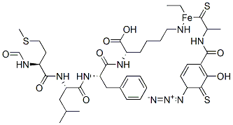 CAS#: 104234-99-3， N-Formyl-methionylleucyl-phenylalanyl-N(epsilon)-(2-(4-azidosalicylamido)ethyl-1,3'-dithiopropionyl)lysine