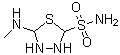 CAS#: 104253-34-1， 5-(Methylamino)-1,3,4-Thiadiazolidine-2-Sulfonamide