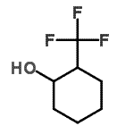 结构式 CAS# 104282-19-1, 2-(三氟甲基)环己醇