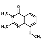 CAS#: 104296-30-2， 8-Methoxy-2,3-Dimethyl-4(3H)-Quinazolinone