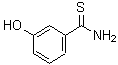 structure of CAS# 104317-54-6, 3-Hydroxybenzenecarbothioamide;3-(aminothioxomethyl)phenol;3-hydroxybenzene-1-carbothioamide;3-Hydroxythiobenzamide
