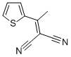 structure of CAS# 10432-44-7, 2-[1-(2-Thienyl)Ethylidene]-Propanedinitrile;2-[1-(2-Thienyl)Ethylidene]Propanedinitrile;2-[1-(2-Thienyl)Ethylidene]Malononitrile;Nciopen2_001815