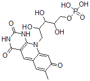 CAS#: 104324-32-5， [2,3,4-Trihydroxy-5-(7-Methyl-2,4,8-Trioxo-1H-Pyrimido[4,5-b]Quinolin-10-Yl)Pentyl] Dihydrogen Phosphate