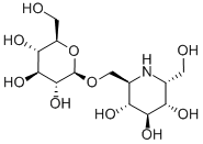 CAS#: 104343-33-1， (2R,3R,4S,5S)-2-(Hydroxymethyl)-6-[(2R,3R,4S,5S,6R)-3,4,5-Trihydroxy-6-(Hydroxymethyl)-2-Methoxyoxan-2-Yl]Piperidine-3,4,5-Triol