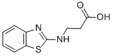 structure of CAS# 104344-75-4, 3-(1,3-Benzothiazol-2-Ylamino)Propanoic acid;3-(1,3-Benzothiazol-2-Ylamino)Propionate;Zinc00372401