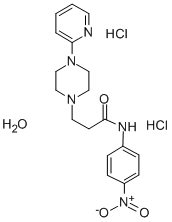 CAS#: 104373-65-1， N-(4-Nitrophenyl)-3-(4-Pyridin-2-Ylpiperazin-1-Yl)Propanamide Hydrate Dihydrochloride