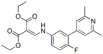 CAS#: 104431-74-5， Diethyl 2-[[[3-(2,6-Dimethylpyridin-4-Yl)-4-Fluorophenyl]Amino]Methylidene]Propanedioate