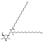 CAS#: 104443-57-4， N-[(2S,3S)-1-(beta-D-Glucopyranosyloxy)-3-Hydroxy-2-Nonadecanyl]Octadecanamide