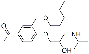 CAS#: 104450-14-8， 1-[4-[2-Hydroxy-3-[(1-Methylethyl)Amino]Propoxy]-3-[(Pentyloxy)Methyl]Phenyl]-Ethanone