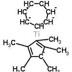 CAS#: 104453-33-0， eta7-Cycloheptatrienyl-eta5-1,2,3,4,5-Pentamethylcyclopentadienyl-Titanium,