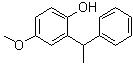 CAS#: 10446-37-4， 4-Methoxy-2-(1-Phenylethyl)Phenol
