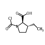 CAS#: 104561-26-4， (3R)-1-(Chlorocarbonyl)-3-Ethyl-D-Proline
