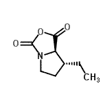 CAS#: 104561-28-6， (7R,7aR)-7-Ethyltetrahydro-1H-Pyrrolo[1,2-c][1,3]Oxazole-1,3-Dione