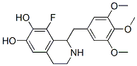 CAS#: 104716-89-4， 8-Fluoro-1,2,3,4-Tetrahydro-1-((3,4,5-Trimethoxyphenyl)Methyl)-6,7-Isoquinolinediol