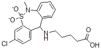 CAS#: 104732-22-1， Tianeptine Mc(5)
