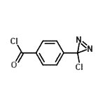 CAS#: 104745-66-6， 4-(3-Chloro-3H-diaziren-3-yl)benzoyl chloride