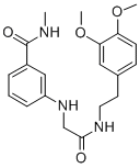 CAS#: 104775-36-2， 3-[[2-[2-(3,4-Dimethoxyphenyl)Ethylamino]-2-Oxoethyl]Amino]-N-Methylbenzamide
