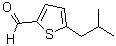 结构式 CAS# 104804-16-2, 5-异丁基-2-噻吩甲醛