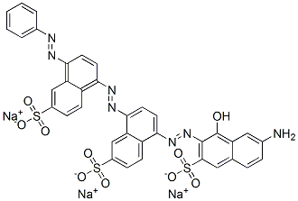 CAS#: 10482-42-5， Trisodium 5-[(7-Amino-1-Hydroxy-3-Sulphonato-2-Naphthyl)Azo]-8-[[4-(Phenylazo)-6-Sulphonatonaphthyl]Azo]Naphthalene-2-Sulphonate
