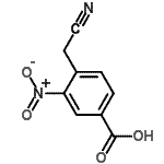 CAS#: 104825-24-3， 4-(Cyanomethyl)-3-Nitrobenzoic Acid