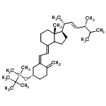 CAS#: 104846-62-0， (3S,5Z,7E,14xi,22E)-3-{[Dimethyl(2-Methyl-2-Propanyl)Silyl]Oxy}-9,10-Secoergosta-5,7,10,22-Tetraene