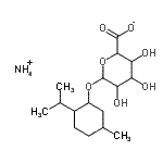 CAS#: 104874-25-1， Ammonium 2-Isopropyl-5-Methylcyclohexyl Hexopyranosiduronate