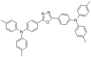 CAS#: 104989-09-5， 4,4'-(1,3,4-Oxadiazole-2,5-Diyl)Bis[N,N-Bis(4-Methylphenyl)-Benzenamine
