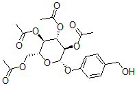 CAS#: 105054-56-6， [(2R,3R,4S,5R,6S)-3,5-Diacetyloxy-2-(Acetyloxymethyl)-6-[4-(Hydroxymethyl)Phenoxy]Oxan-4-Yl] Acetate